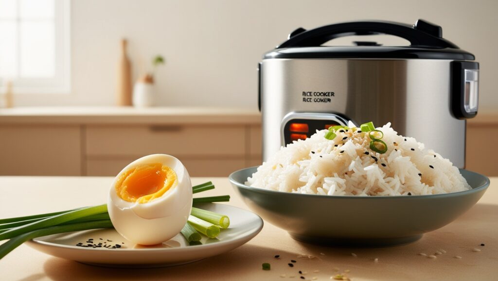 Boil Egg Rice Cooker