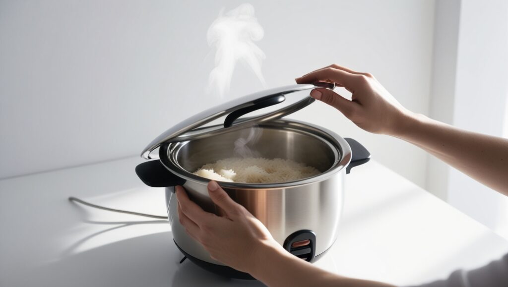 Can You Open Rice Cooker While Cooking