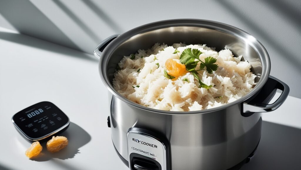 Coconut Milk Rice In Rice Cooker