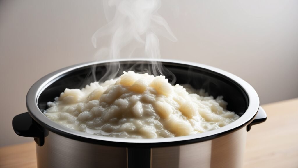 Rice Cooker Bubbling Over