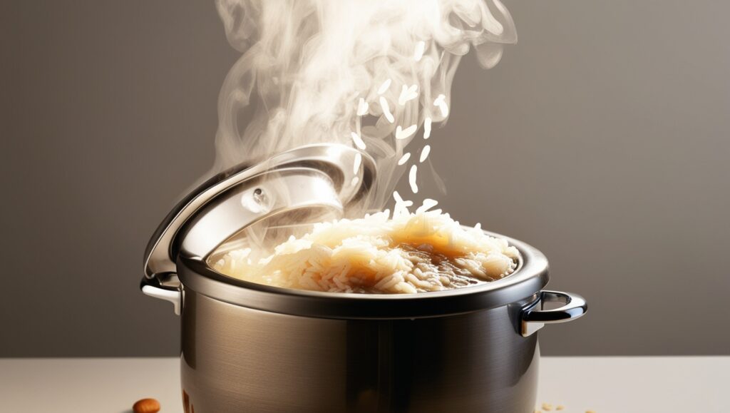 Rice Cooker Bubbling Over