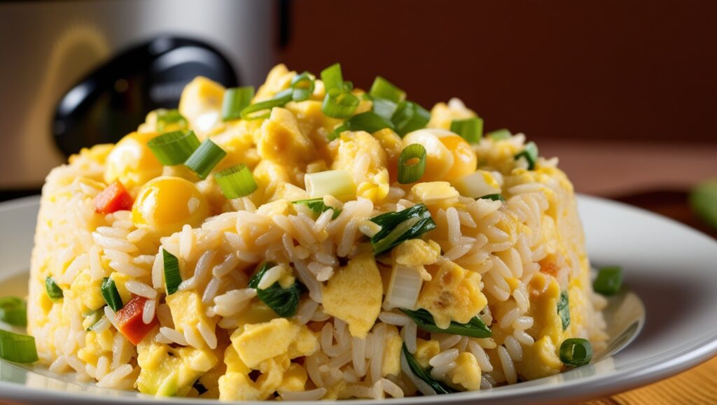 Rice Cooker Egg Fried Rice