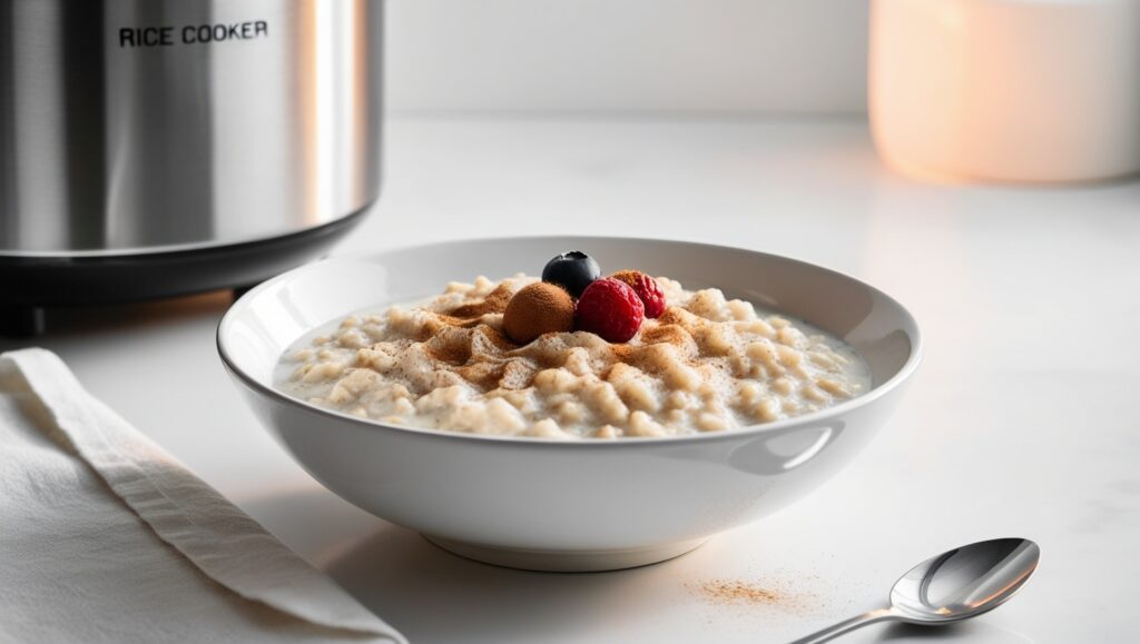Rice Cooker Oatmeal