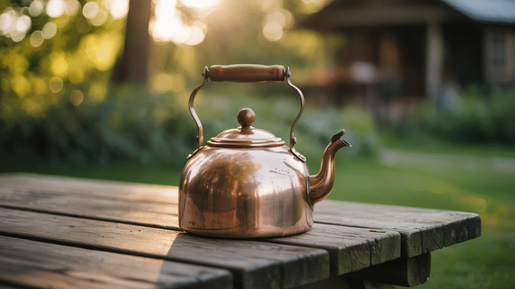Simplex Copper Tea Kettle